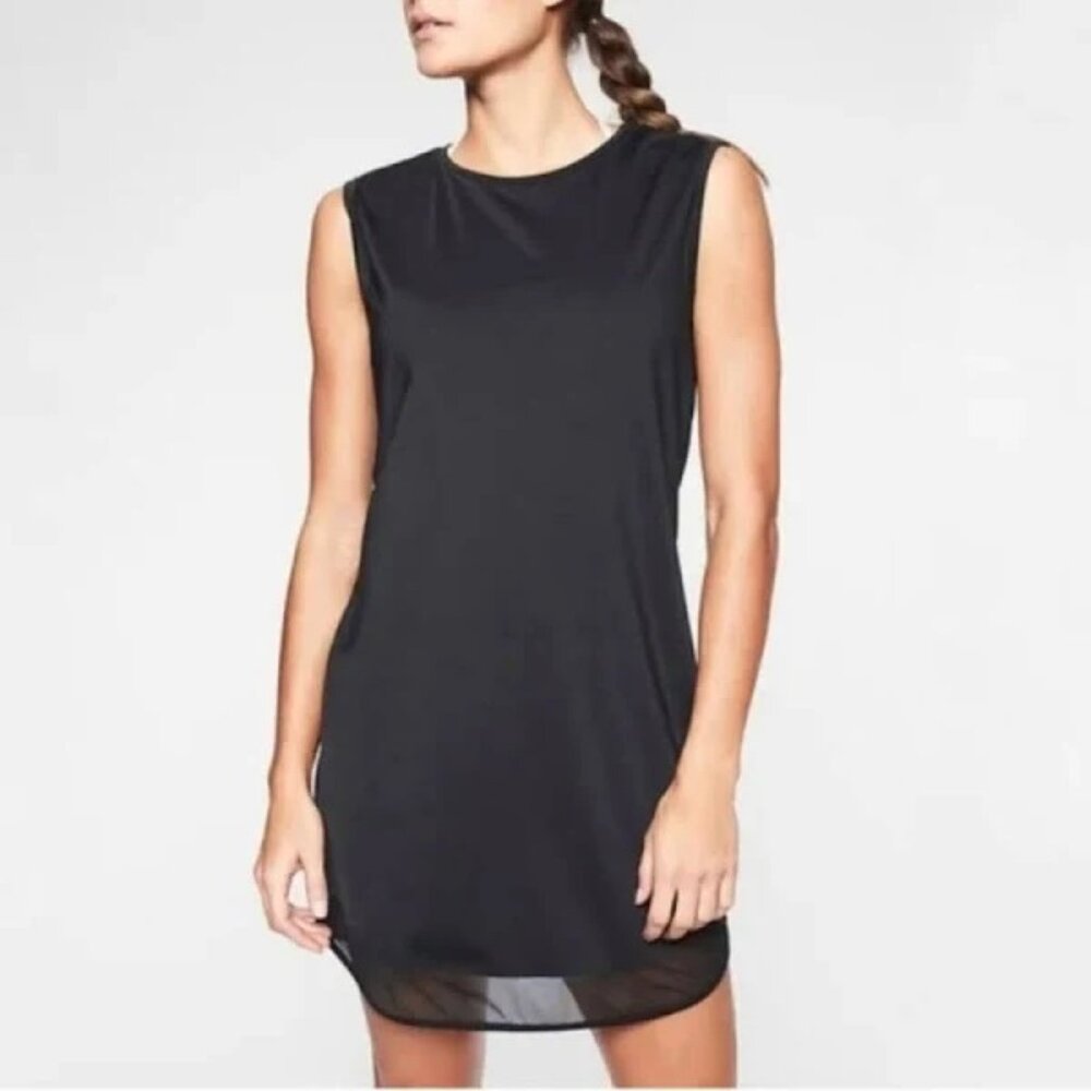 Athleta Sunlover UPF 50+ Dress - Black - Size Small/Tall